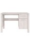 Desk HAMAR White 113x50x75 cm Solid Wood Pine - 4