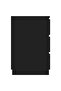 Writing Desk Black 140x50x77 cm Engineered Wood - 4