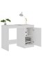 Desk White 100x50x76 cm Engineered Wood - 5