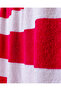 Biasse 100% Cotton Beach Towel - White/Fuchsia - 70X150 cm - 5