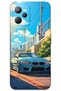حافظة هاتف متوافقة مع نمط السيارة + واقي شاشة Realme C35 - 5760