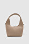 Aunor Yonca Detailed Cross Strap Shoulder and Hand Bag Cream - 4