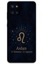 حافظة هاتف متوافقة مع هاتف Galaxy A81 بنمط برج الأسد + واقي شاشة - 5772