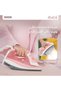 Steam Iron, 280 ml, 2200 Watts, Ceramic - Pink - 7