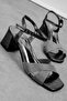 Dahy Women's Cross Strap Thick Heeled Shoes 4062 - 2