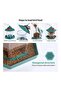 Plastic Hanging Bird Food Container Green/Clear - 4