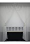 Double Breasted Tulle Curtain 4 Balls Ornamental Rope Included Regular Pleat 1/3 - 5