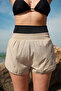 Trend Women's Laser Pattern 2in1 SEA POOL SPORTS SHORTS with Inner Leggings - 3