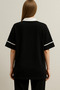 Tshirt Oversize Polo Neck Printed - 2