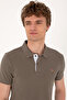 Men's Slim Fit Polo Neck Mink Basic T-Shirt 50310669-Vr052 - 2