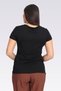 10976 Black Crew Neck Short Sleeve Tshirt - 4
