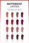 Mattemoist Lipstick Matte Finish Lipstick 306 Miss Blossom - Red - 3
