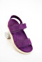 Purple Suede Women's Sandals 20694 - 4