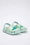 Soft Mint Closed Front Lighted Crocodile Figure Detailed Boys Kids Sandals Slippers Takss25Te00054 - 3