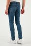 Stretch Cotton Slim Fit Regular Waist Narrow Leg Jeans Men's Denim Trousers 1115S60Napoli - 5