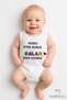 Everyone Is Bıksa, I'M Her Aunt, I Can'T Be Satisfied Written Sleeveless Baby Bodysuit 100% Cotton Zıbın Jumpsuit 0-3-24 Months