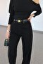 Palazzo Black Jeans - 5