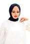 شال وشاح من الخيزران - أزرق داكن - 4