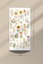 Dried Flower Themed Sticker Set 6-Piece for Bullet Journal and Agenda - 4