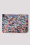 Multicolored Zigzag Patterned Clutch Portfolio Bag - 2