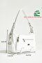 Woman's White Multi-Compartment Shoulder and Crossbody Bag - 4