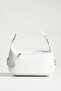 Woman's White Multi-Compartment Shoulder and Crossbody Bag - 5