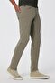 Stow normal waist slim cut straight leg khaki men's pants - 3