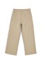 Beige Girls' Sweatpants with Elastic Waist - Comfortable Wide-Legged Thick Fabric 7-8-9-10-11-12-13-14 Years Old - 7