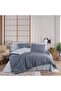 Double Hobby Diamont Gray - Light Gray Poplin Bedding Set