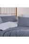 Double Hobby Diamont Gray - Light Gray Poplin Bedding Set - 2