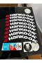 Motorcycle/Car Tire Lettering 8 Pieces of Adhesive Included