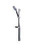 Modern Shower Head System – Adjustable Slide Bar, Multi-Function Sprayer, Chrome Finish with