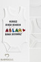 Everyone Is Jealous of Me, My Sister Can'T Satisfy Me. Written Sleeveless Snap-On Bodysuit Baby Zibın 100% Cotton Jumpsuit - 2
