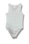 4-Piece 100% Cotton White Undershirt Body with Snap Fasteners at the Bottom – Children's Underwear