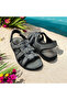 Inside and Outside Genuine Nubuck Leather Full Orthopedic Sandals - 2
