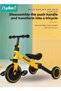 3-in-1 Kids Tricycle, Toddler Trike Bike - Perfect Ride-On Tricycles with Removable Parent Handle, Backrest, Safety Belt - 4