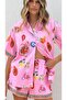 La Bella Vita Linen Shorts Shirt Set - 2
