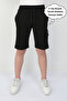 Boy's Summer Combed Cotton Sports Capri Shorts with Pockets