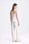 Women's Satin Strap Long Pajama Set Stylish and Comfortable Summer Night Wear - 2