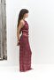 Sofi Transparent Light Burgundy Crop Skirt Suit - 3