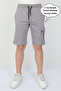 Boy's Summer Combed Cotton Sports Capri Shorts with Pockets