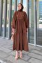 Elica Summer Dress Dark Brown - 4