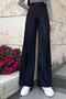 Beli Velcro Palazzo Model Trousers Black - 2