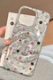 iPhone 13 Pro Max Compatible Plaid and Polka Dot Star Themed Hologram Imd Premium Phone Case - 2