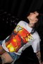 Knot Boobs Printed Relaxed Fit White Women's Tshirt - 5
