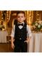 Knitted Model Suit Men with Vest / Vest Suit with Bow Tie / Shirt-Vest-Pants Suit - 4