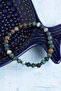 Certified Indian Agate and Hematite Natural Stone Bracelet - 4