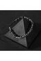 Dumortierite-Hematite Natural Stone Men's Macrame Bracelet - 5