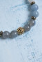 Certified Labradorite, Amethyst and Pink Quartz Natural Stone Bracelet - 3