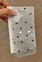 iPhone 16 Compatible Purple Tiny Heart Glitter Transparent Glitter Premium Phone Case - 6
